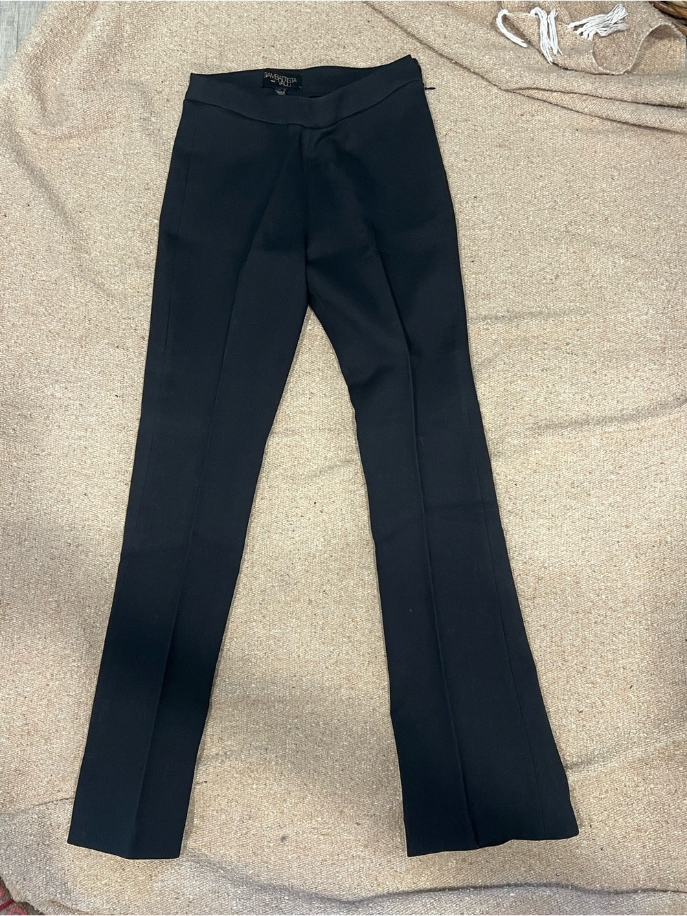 giambattista valli black flare trousers